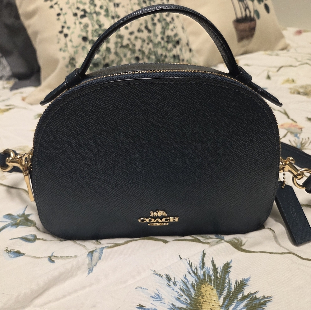 Coach Peacock Leather Crossbody Bag